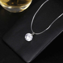 Load image into Gallery viewer, Crystal Necklace Pendant Necklace Transparent Fishing line Necklac