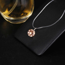 Load image into Gallery viewer, Crystal Necklace Pendant Necklace Transparent Fishing line Necklac