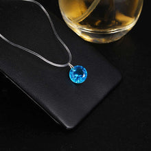 Load image into Gallery viewer, Crystal Necklace Pendant Necklace Transparent Fishing line Necklac