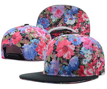 Load image into Gallery viewer, hat women men flower snapjback hats snap backs brand Adjustable fashion cap sun hats