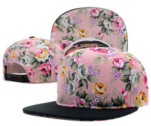 Load image into Gallery viewer, hat women men flower snapjback hats snap backs brand Adjustable fashion cap sun hats