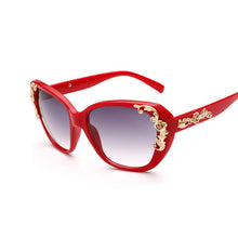 Load image into Gallery viewer, New Women Sunglasses Baroque Flower Decoration Shades For Ladies Sun Glasses