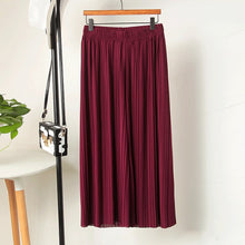 Load image into Gallery viewer, Women High Waist Ruffled Hem Thin Pleated Trumpet Casual Trousers IK866