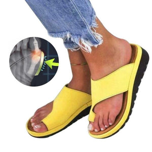 Women Shoes Flat Platform Ladies Romes Casual Flip Flop Big Toe Foot Correction Sandals 2018