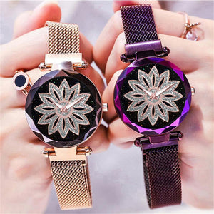 Fashion Women  Watch Ladies Luxury Casual Rose Steel Quartz Watch Relogio Feminino