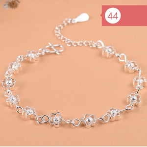 Anklet Bracelet For Women Girls Luxury Brand Heart Cute Anklet Jewelry