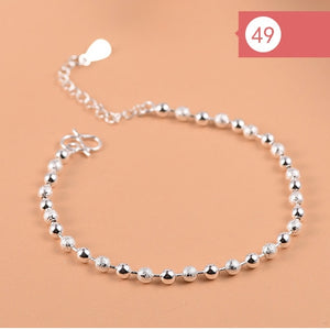 Anklet Bracelet For Women Girls Luxury Brand Heart Cute Anklet Jewelry