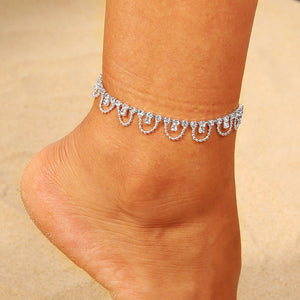 Bohemia Alloy Multi-layers Bracelet For Women Jewelry Foot Chain Anklets Accessories